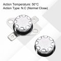 Ksd301 Thermostat 55a C 131a F 10a Normally Open N O Adjust Snap Disc Temperature Switch 8pcs Bakelite Material