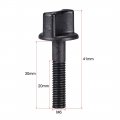Uxcell M6 X 20mm Thumb Screw Bolt 30mm Rod Hand Driven Spade Nylon Plastic Screws Metric Partial Thread For Rc Model Aircraft 5