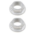 Spindle Nuts For Gmc Acadia Limited 2017 Front Or Rear 2 Pieces Steel Fine Thread 34mm Hex 6 Point Replacement 10257766 And 