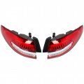 Hecasa Pair Tail Light Compatible With 2017 2018 2019 Ford Fusion Mondeo Rear Brake Lamp Stop