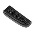 Geluoxi Front Driver Side Door Lock And Power Window Switch Black Bezel Assembly Replacement For Chevy Avalanche Silverado