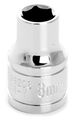 Performance Tool W38208 6-point Socket 3 8 Drive 8mm 