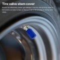 20 Pack Aluminum Alloy Car Wheel Tires Valve Caps Rim Stem Covers Airdust Waterproof For Automobiles Motorcycles Trucks Blue 1