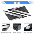 X Autohaux 1 Pair Front Left And Right Mirror Corner Triangle Fender Cover Rearview Trim Panel For Cadillac Srx 2010-2016