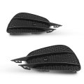 Front Bumper Grille Fog Light Cover Trim Pair For Benz E Class W213 E200 E260 E300 E350 E400 Sport 2016 2020 Black 2138856700 