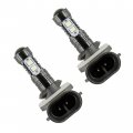 2 Headlight Led Bulbs For Polaris Sportsman 500 4x4 6x6 2002 To 2014 Ranger And Rzr Models Replaces Part Numbers