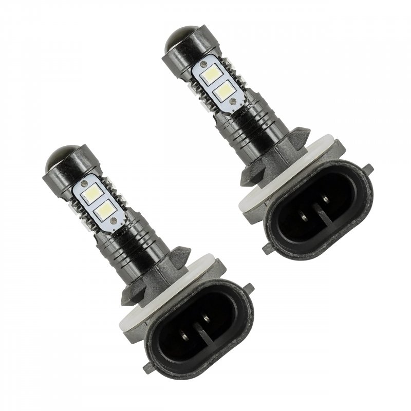2 Headlight Led Bulbs For Polaris Sportsman 500 4x4 6x6 2002 To 2014 Ranger And Rzr Models Replaces Part Numbers
