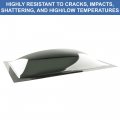 Rv Skylight Dome 18 In X 30 Smoke Impact Resistant Polycarbonate Roof Cover Rp-5061