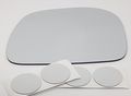 00-05 Fd Excursion 99-15 F Series Super Duty Left Driver Mirror Glass Lens With Adhesive Usa 