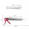 Grouting Tool Hand Caulking Guns Cement Grout Mortar Caulk Pointing Gun Spray Applicator W 2 Nozzle