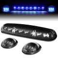 Auto Dynasty Compatible With Silverado Sierra Gmt800 Led Cab Roof Top Center Running Light Pair Side Lamps Chrome White