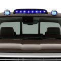 Auto Dynasty Compatible With Silverado Sierra Gmt800 Led Cab Roof Top Center Running Light Pair Side Lamps Chrome White