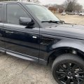 Hecasa Front Grille Air Side Vents Compatible With 2010-2013 Land Rover Range Sport L320 Full Black Grill Assembly Replacement