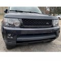 Hecasa Front Grille Air Side Vents Compatible With 2010-2013 Land Rover Range Sport L320 Full Black Grill Assembly Replacement