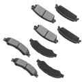 Brake Pad Sets 8pcs For Cadillac Escalade For Esv Ext Chevrolet Avalanche Suburban 1500 Tahoe Gmc Yukon Xl D1092 D1194 