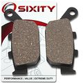 Sixity C6 Rear Ceramic Brake Pads For Buell Xb9r Firebolt 2002-2007 Complete Set 