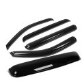 Auto Dynasty Tape-on Window Deflector Rain Guard 38 Inches Sun Roof Visor For Pathfinder R51 05-12 