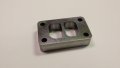 T3 Spacer Divided Inlet Turbo Flange Large Frame Drilled 1 0 Cnc Garrett Hx35 