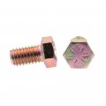 Hex Head Cap Screws Grade 8 Alloy Steel 7 16 In 14 X 3 4 Yellow Zinc Finish 10 Pack Model