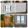 Uxcell 6pcs Safety Hook And Eye Latch 2 5 Iron Gate With Spring Lock For Family Farm Bathroom Doors Barn