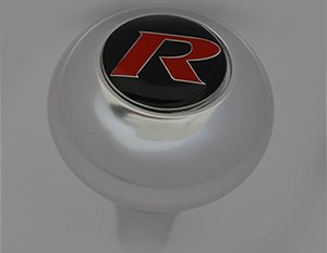 Jaguar X-type Polished Aluminum Red R Performance Shifter Shift Knob Upgrade Auto Only 2002 2008