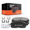 A-premium Front Ceramic Disc Brake Pads Set Compatible With Select Infiniti Nissan And Suzuki Models G20 G35 I30 I35 350z