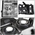 Chrome Housing Amber Corner Headlight Head Lamps Tool Kit Compatible With Gmc Sierra 1500 2500hd 3500 Hd 07-14