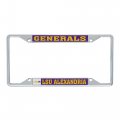 Lsu Alexandria Generals License Plate Frame Officially Licensed Metal Car Tag Holder Standard Size 6 25 X 12 In Multi Color 