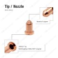 Pk 20 Xt40 Xt30 Torch Electrode 249926 Tip Nozzle 249927 30a Fit Miller Plasma Consumables Kit