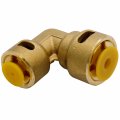 Supplying Demand Sb1 3 8 X 1 2 Inch Reducer 90 Degree Elbow Quick Connect Hvac Brass Coupler Fitting