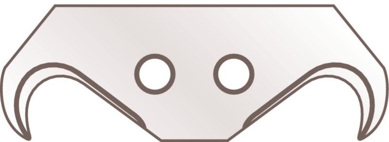 Martor 98 70 Number Hook Blade Silver