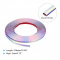 Uxcell Flexible Molding Trim Self Adhesive 16 4ft X 0 35inch Peel And Stick Metallic Mirror Frame Pvc Metal For Wall Car Door