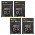 Niche Brake Pad Set For Kawasaki Ninja Zx6r Zzr600 Suzuki Sv1000s 43082-1142 Front Organic 4 Pack