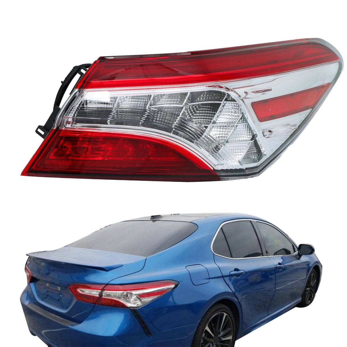 Right Passenger Side Outer Tail Light Assembly For Camry Xse Xle 2018 2020 Replacement 8155006730 To2805136