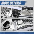 Auto Dynasty 4pcs Square Box Style Led Drl Composite Headlights And Bumper Lamps Compatible With Chevy Gmc Tahoe Blazer C K