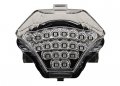 Integrated Sequential Led Tail Lights Clear Lens For 2015-2017 Yamaha Fz-07 And 2015-2024 Yzf R3