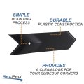Recpro Rv Slide-out Corner Cover 7 1 4 X 8 2