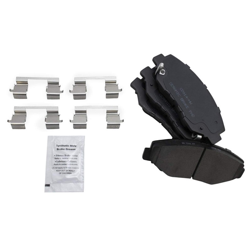 Trq Front Ceramic Brake Pad Coated Rotor Kit W Fluids For Honda Accord Civic