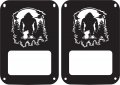 Jeeptails Bigfoot Walking Tail Lamp Light Covers For Jeep Jk Wrangler Set Of 2 