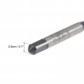 Uxcell M2 X 0 4 Spiral Flute Thread Tap Metric Machine Threading Hss Nitriding Coated Round Shank With Square End H2 Tolerance