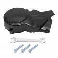 Black Left Engine Stator Cover For 50cc 70cc 90cc 110cc Chinese Dirt Pit Bike Crf50 Xr50 Ssr Thumpstar Apollo Stomp Itster Pro 