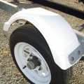 Set Of Two Single-axle Trailer Fenders 8 -12 Wheels Tire Top Step Skirt Boat