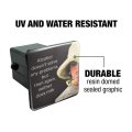 Graphics More Alcohol Doesn T Solve Any Problems Neither Does Milk Funny Humor Tow Trailer Hitch Cover Plug Insert