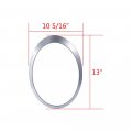 Left Right Chrome Headlight Trim Rings Oe Replacement For 2007-2015 Bmw Mini Cooper R55 R56 R57 R58 R59