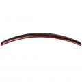 Aintier 1pc Carbon Fiber Spoiler Wing Compatible For 2008-2014 Mercedes-benz W204 C-class Sedan Glossy Black Rear Trunk Tail