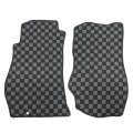 Floor Mats Carpet For Nissan 350z 2003 2009 Black Velour And Plastic Interior Front Rear Second Row 2 Piece Set 