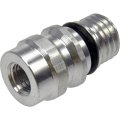 Chevy Colorado 2015 Air Conditioning Service Valve Aluminum Natural Female Thread End Male 2 By 1 50 Inches Fitting Size 1 2 