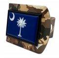Elektroplate South Carolina State Flag Palmetto All Metal Camouflage Hitch Cover For Trucks And Suvs Fits Standard 2 Trailer