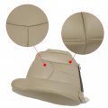 Kuafu Driver Artificial Leather Seat Top Cover Compatible With 2003-2007 Gmc Sierra Chevrolet Silverado 1500 2500 3500