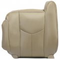 Kuafu Driver Artificial Leather Seat Top Cover Compatible With 2003-2007 Gmc Sierra Chevrolet Silverado 1500 2500 3500